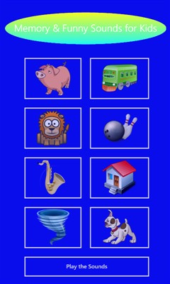 WP7 Memory and Funny Sounds for Kids